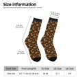 thumbnail image 2 of Balery Festive Squirrels Dark Forest Calcetas Largas con Estampado para Hombre y Mujer – Suaves y Transpirables, Talla Única (US 5-11), 2 of 6
