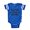 Royal Blue, variant on CafePress - Look Of Horror_Bl - Cute Infant Baby Football Bodysuit