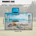 thumbnail image 5 of Psesaysky Golf Cart Seat Covers Universal Golf Cart Seat Blanket with 4 Pockets and Handle Fit for EZGO TXT RXV/Club Car DS Precedent Front Seats 2-Person Seats, Beach Starfish, 5 of 8