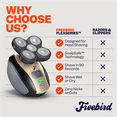 FlexSeries Shaving Kit from Freebird, Waterproof Head Shaver for Bald