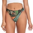 thumbnail image 1 of Fotbe Rich Fish Tanga Sin Costuras para Mujer con Estampado – Panties Invisibles, Transpirables y Cómodos para Uso Diario-Large, 1 of 6