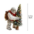 thumbnail image 3 of Adornos Navideños de Animales Acrílicos Planos 2D para Árbol de Navidad, Colgantes de Búho y Mapache con Cuerda | Decoración Navideña Duradera para Árboles, Coronas y Paredes | Regalos Festivos para, 3 of 6