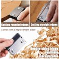 thumbnail image 2 of Queilt 4.5x6.5cm Wood Edge Bander, Woodworking Edge Banding Trimmer Blade, Portable Manual Edge Banding Cutter with 1 Replacement Blade, Hand Planer Edge Banding Tools for Wood PVC ABS, 2 of 4