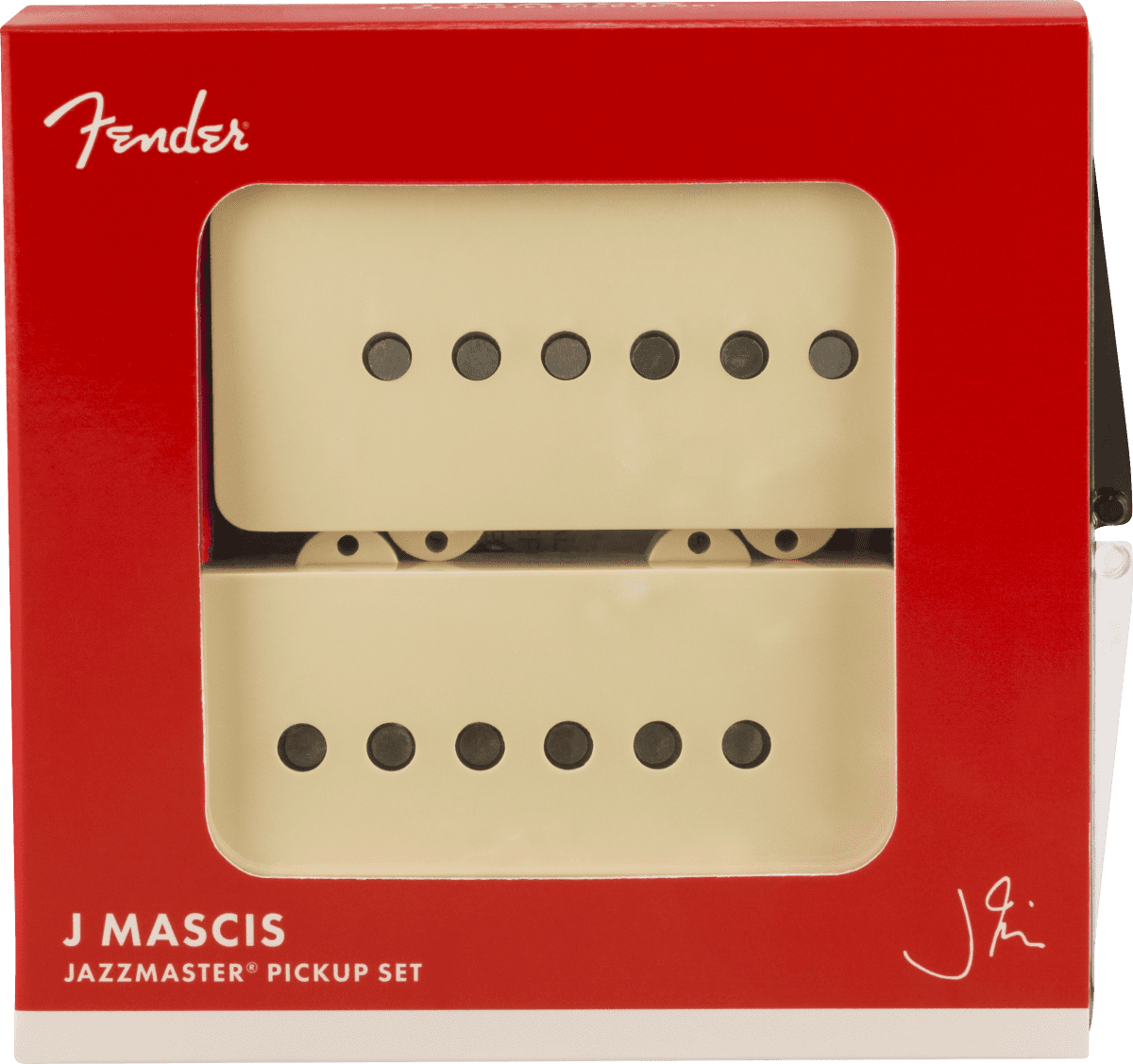 Fender J Mascis Signature Jazzmaster Single Coil Pickup Set, Aged White