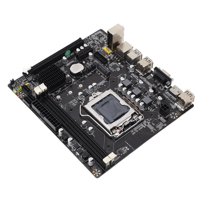 B75 MS Computer Motherboard, NVME M.2 LGA 1155 Motherboard WiFi M.2 Support DDR3 Memory PCle 16X USB3.0 for Office