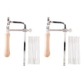 thumbnail image 1 of 2X Professional Adjustable Saw Bow Wooden Handle Of Jewelry Saw Frame Hand Tools Jeweler'S Saw Frame, 1 of 8