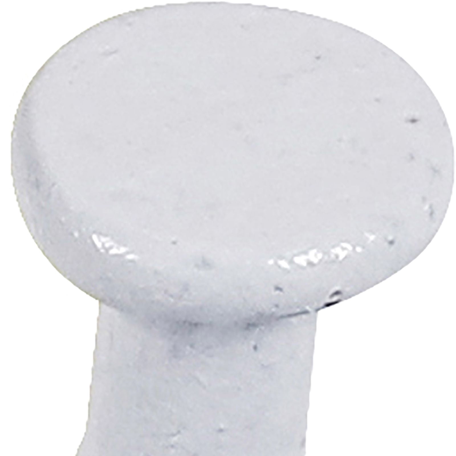 Fas-n-tite Panel Nails, 1", Steel, Painted Finish, White, Interior Finishing Nails