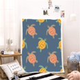 thumbnail image 3 of Super Soft Sea Turtle Fleece Throw Blanket Sea Animals Kawaii Plush Sherpa Blanket Lightweight Fluffy Blankets for Adults Kids Gifts for Animal Lovers, 3 of 6
