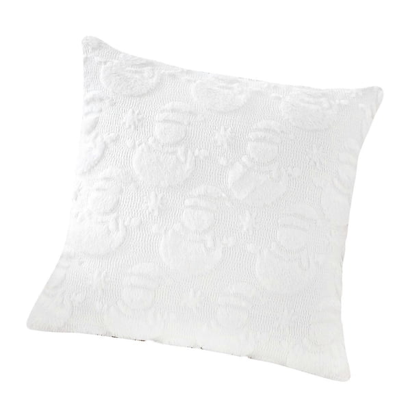Warm Celebration Pillow Cover Double Layer Designs Sturdy Polyester for Family Gathering Winter Event