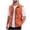 Red, variant on RXMEKW Tactical Vest for Men with Multiple Pockets, Loose Fit Outdoor Emergency Zipper Stand-up Collar Tank Top for Casual Wear and Volunteer Activities