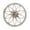 Gold, variant on Wooden Farmhouse Wall Decor 11.81x11.81inch Round Hanging Decoration for Bedroom Home Living Room Kitchen Office Decor (Blue)