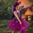 thumbnail image 6 of Duryarhall Fairy Costume Princess Dress for Girls with Wings Headwear Set for Halloween/Birthday Party, 2-12Y, 6 of 7