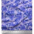 thumbnail image 1 of Soimoi Purple Viscose Chiffon Fabric Watercolor Floral Print Fabric by The Yard 42 Inch Wide, 1 of 1