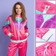 thumbnail image 5 of Alaiyaky 80s 90s Shell Suit Costume Men Women Retro Tracksuit 1980s Fancy Dress Halloween Costumes Festival Outfit for Adults, 5 of 7