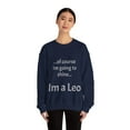 thumbnail image 4 of Funny Leo Zodiac Unisex Heavy Blend™ Crewneck Sweatshirt, 4 of 4