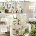 thumbnail image 6 of 20-84 Inches Arched Curved Shower Curtain Rod, Heavy Duty Shower Rod Rust Proof Bathroom Curtain Rod, Adjustable Telescoping Design Easy Segmented Installation, Need to Drill, Nickel, 6 of 6