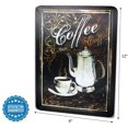 thumbnail image 2 of Coffee If You're Not Shaking, You Need Another Cup Metal Tin Sign, Vintage Plaque Poster Cafe Kitchen Home Wall Decor, 2 of 4