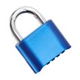 thumbnail image 3 of Coded Lock Replacement Waterproof Anti-rust Password Portable Household Door Cabinet Gate Warehouse Padlock Locking Tool Short Blue, 3 of 9