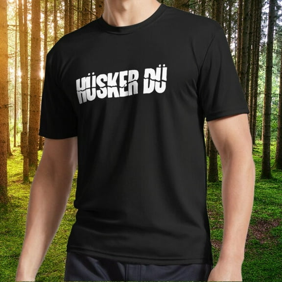 Husker Du Logo T-Shirt Active T-Shirt Logo T-Shirt Funny Size S to 5XL
