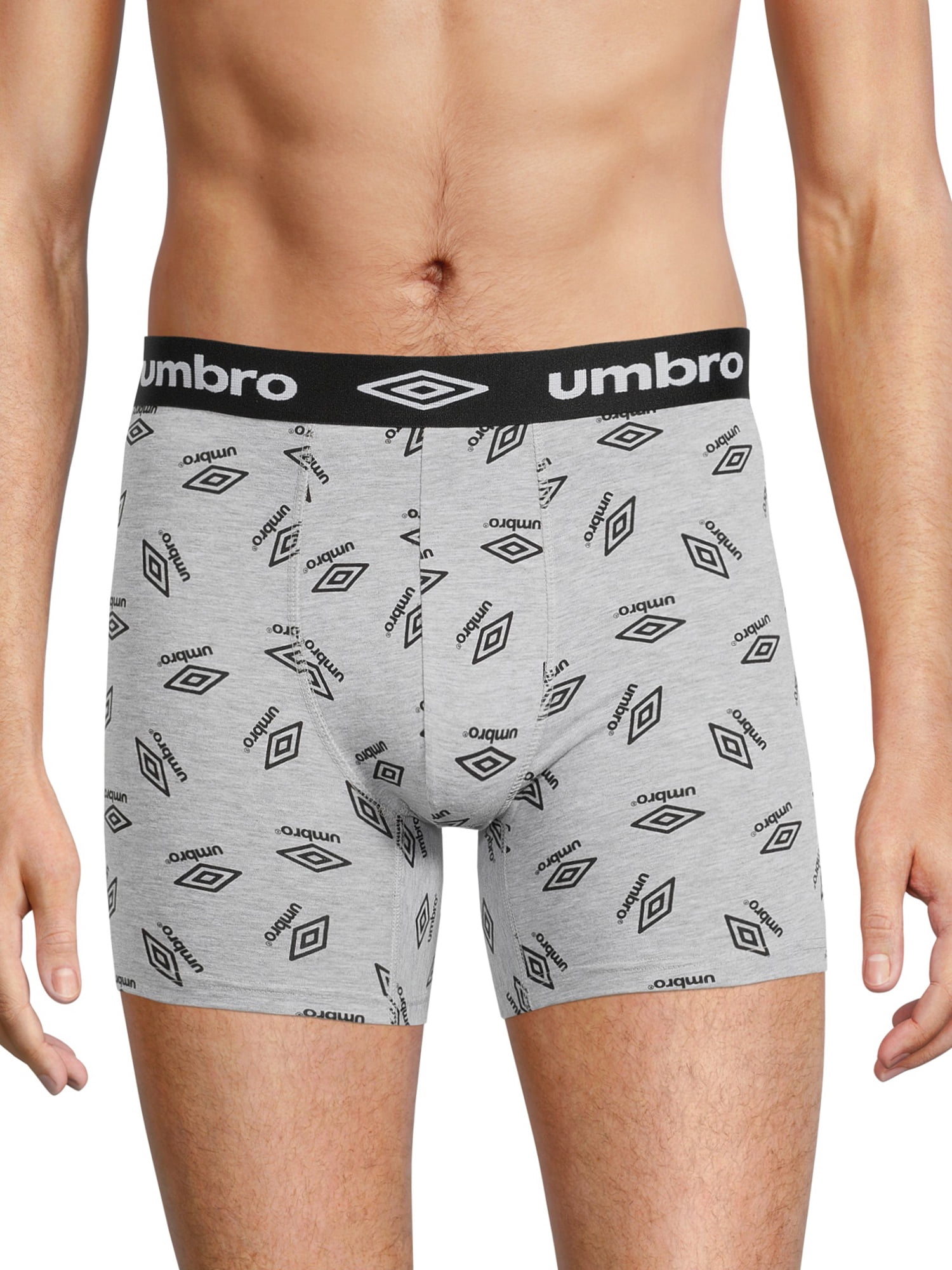 Umbro 3-Packs Adult Mens Cotton Stretch Boxer Briefs, Sizes S-XL