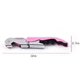 thumbnail image 4 of Abridor de vino Cuchillo de camarero Sacacorchos Acero al carbono Rosa, 4 of 6