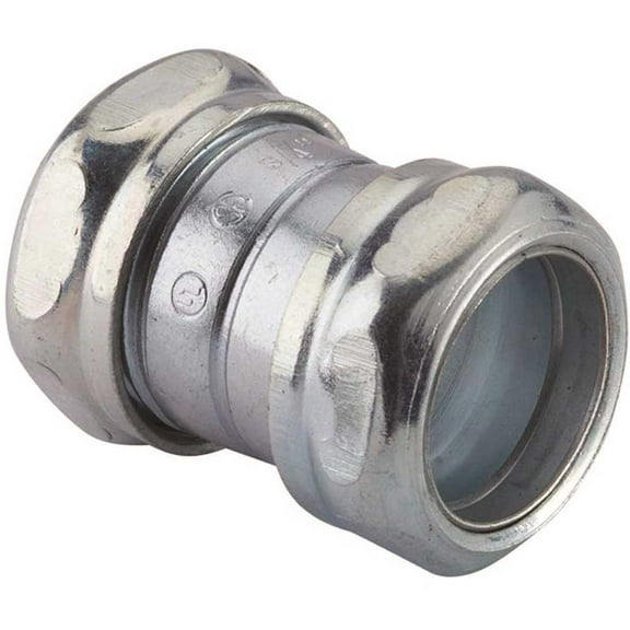 Halex 26241 1/2 in. Electrical Metallic Tube (EMT) Compression Coupling - pack of 5