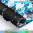 thumbnail image 2 of XXL Variegated Geometric Extended Gaming Mouse Pad Large 31.5x15.7 Inch NonSlip Base with Stitched Edge Ideal for Home Office Gaming Work Transform Your Desk Space, 2 of 6