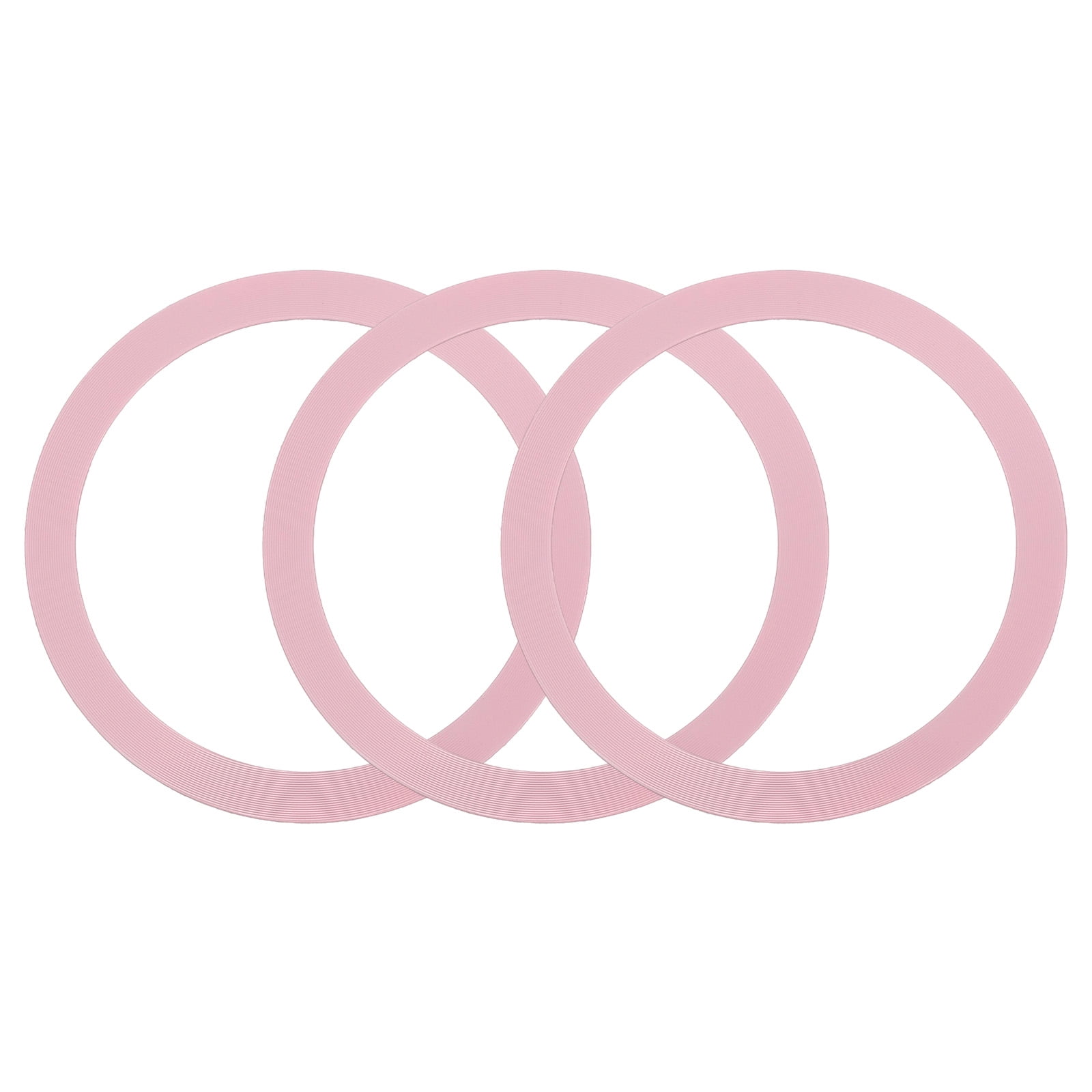 3Pcs Magnetic Adapter Ring, Magnetic Wireless Charger Conversion Kit, Pink