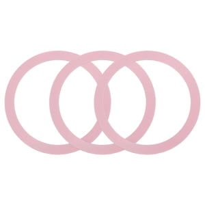 3Pcs Anneau d'adaptateur magnétique, Kit de conversion de chargeur sans fil magnétique, rose