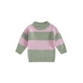 thumbnail image 1 of xiaxaixu Tricot à Manches Longues pour Garçons Tout-Petits Automne Col Rond Contraste Couleur, 1 of 8
