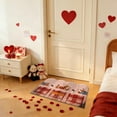thumbnail image 7 of XYAIYT Valentines Day Door Mat Non Slip Absorbent Welcome Rug Cushioned Polyester Floor Mat with Anti Skid Backing Washable for Kitchen Entryway Bathroom 23.6x15.7in, 7 of 7