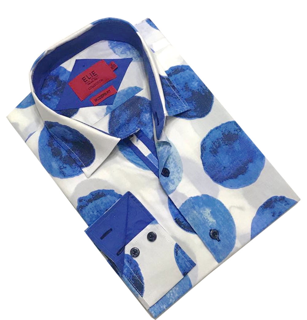 Elie Balleh Royal Blue Wild Balls Men's Dress Casual ...