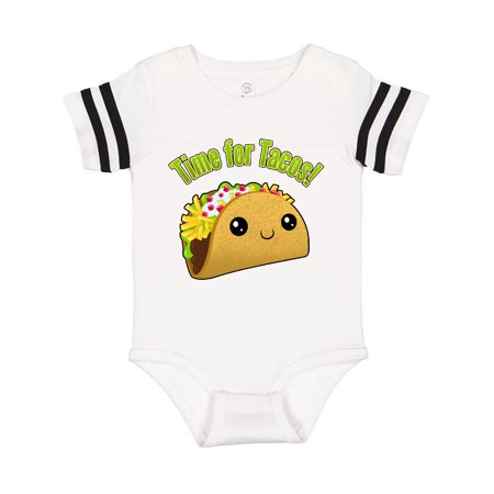 

Inktastic Time for Tacos- cute taco Gift Baby Boy or Baby Girl Bodysuit