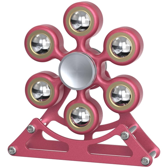 Rueda giratoria Fidget Toy Samilalago de metal, 6 giros