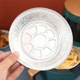 thumbnail image 6 of 50Pcs Round Foil Trays Foil Flan Dish Silver Foil Food Container Disposable Aluminum Foil Plate Tin Foil Pie Pans for Air Fryer, 6 of 9