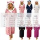 thumbnail image 3 of Neewe Womens Winter Comfy Hooded Long Sleeve Fleece Robe, Soft Bathrobe for Womens, Plain Long House Coat, 3 of 6