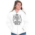 thumbnail image 4 of Barefoot and Buck Wild Country Love Womens Plus Size Graphic Zipper Hoodie Brisco Brands 4X, 4 of 5