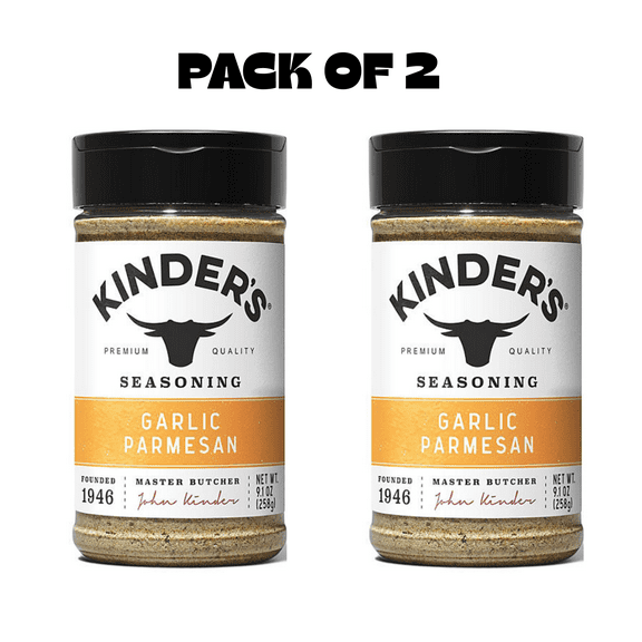 Kinder's Garlic Parmesan Seasoning, 9.1 oz.,2PK