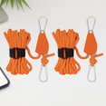 thumbnail image 4 of Sujetador De Cuerda 2 uds sujetador de cuerda ajustable 4mm 4m tensor de polea para exteriores (naranja) Tmvgtek Para Estrenar, 4 of 8