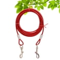 thumbnail image 1 of OULII Double Handle Dog Leash Ergonomics Handle Durable Steel for Pets 1Set, 1 of 8