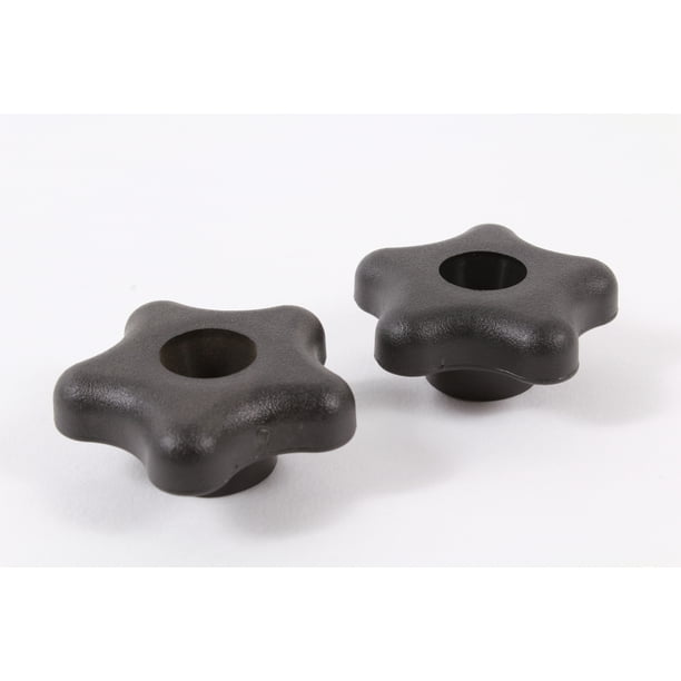 2 Pack Genuine Husqvarna 532182398 Star Handle Knob Black OEM Walmart