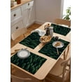 thumbnail image 5 of Forest Green Tree Placemats Set of 4,Washable Woven Burlap Cloth Fabric Placemat for Square/Rectangle/Round/Oval Dining Table,Easy Clean Place Mats for Kids Spring Summer Wilderness Nature Landscape, 5 of 6