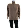 Pre-owned|Brooks Brothers Mens Half Zipper Turtleneck Sweater Brown Wool Size Large