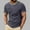 Dark Blue, variant on Mens Short Sleeve Muscle T-Shirt Cotton Gym Bodybuilding Active Top Casual Stylish Slim Fitted Crewneck Summer Shirts