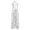 Silver, variant on Kids Girls Allover Sequins Halter Sleeveless Wide Leg Jumpsuit High Waist Open Back Long Romper Silver 8