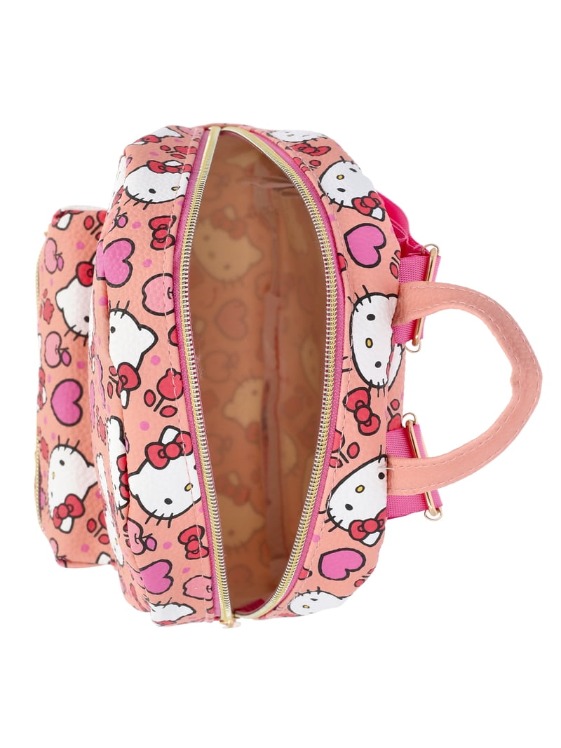 Sanrio Hello Kitty Girls Faux Leather Mini Backpack - Walmart.com