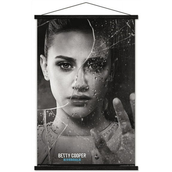 Riverdale - Shattered Betty Wall Poster with Wooden Magnetic Frame, 22.375" x 34"