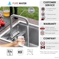 thumbnail image 5 of Stylish 14" Ht Single Handle Brushed Stainless Steel Pull Down Folding Kitchen Faucet K-151S, 5 of 11