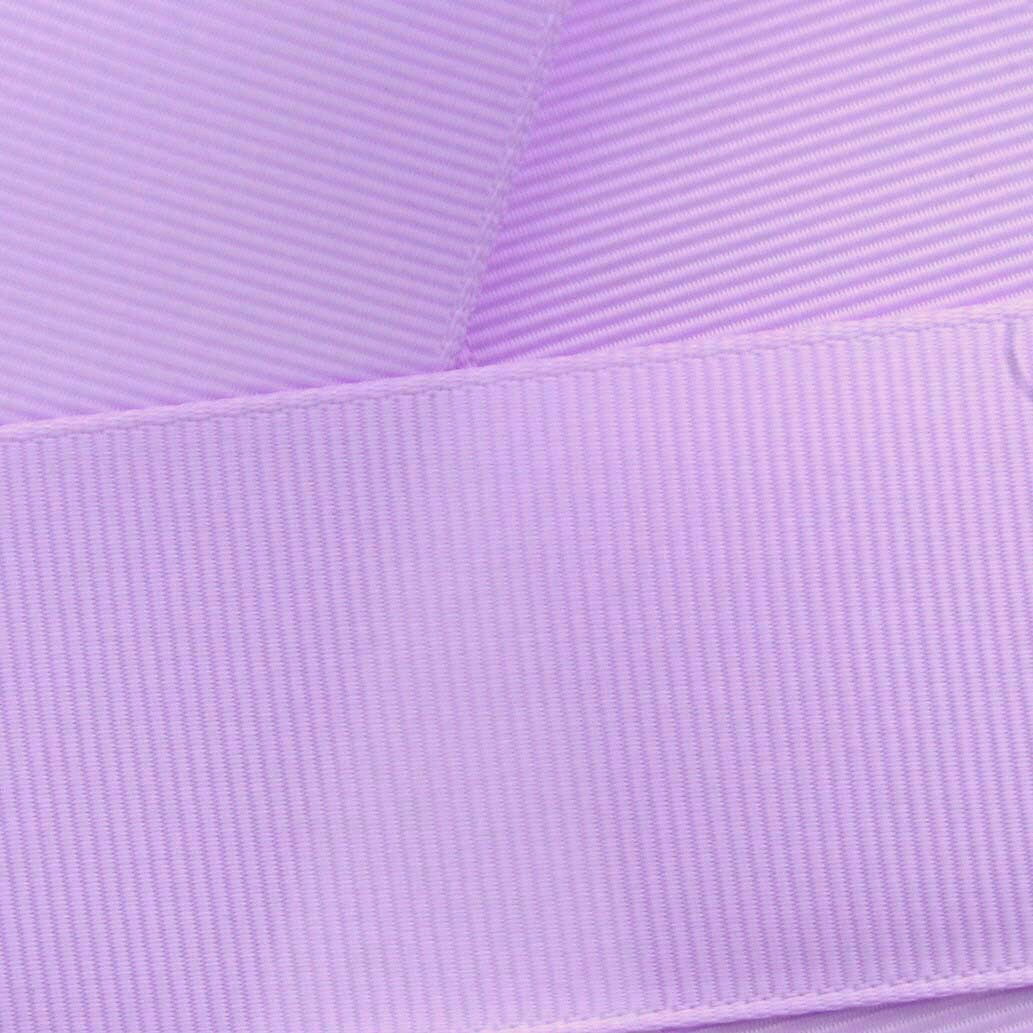 5 Meter/Lot Light Orchid Color Polyester Fabric Grosgrain Ribbon