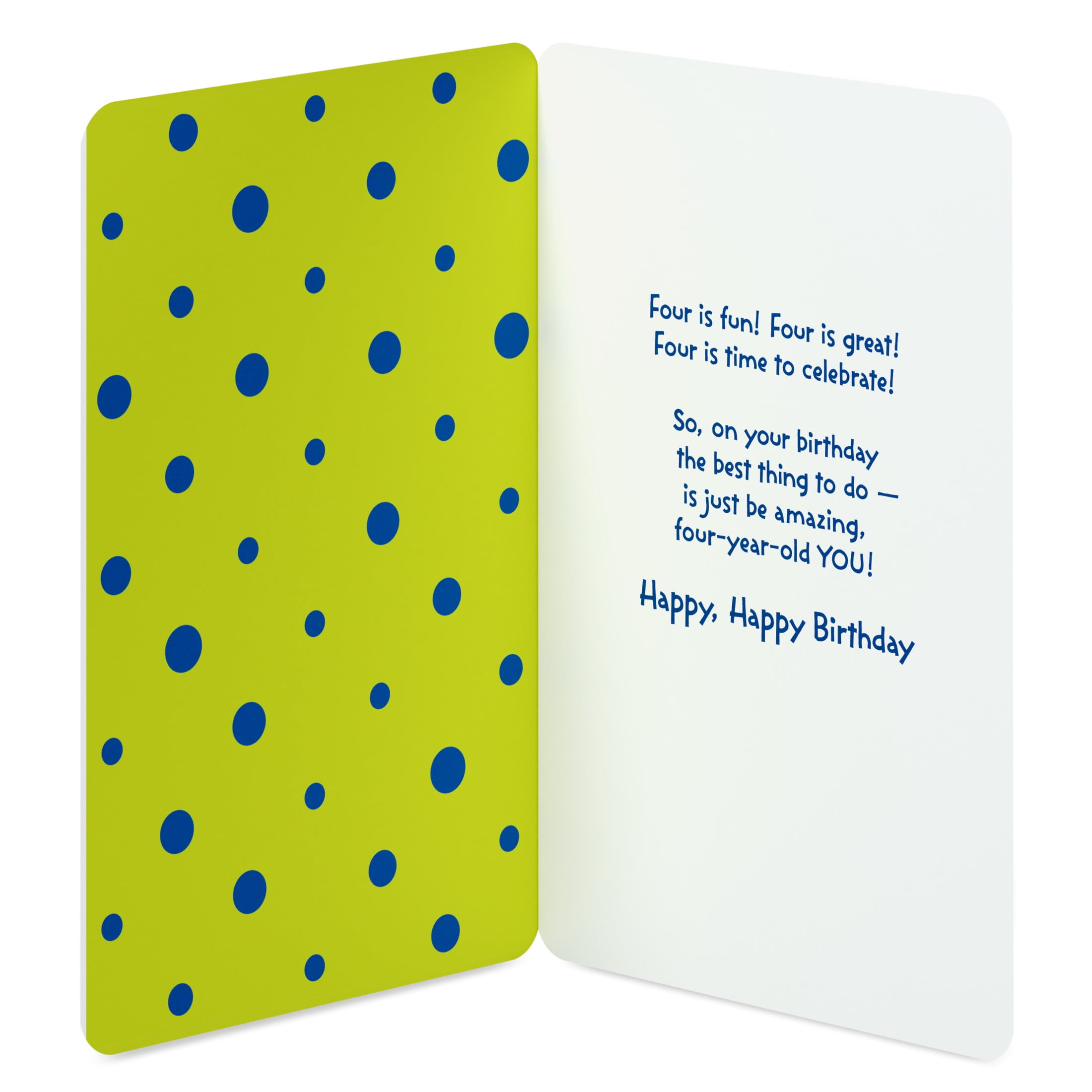 American Greetings 4th Birthday Card for Boy (Celebrate 4)